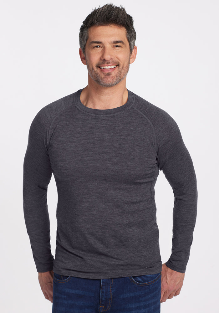 Men's Merino Wool Tee - Lightweight Merino Wool Shirt - Free