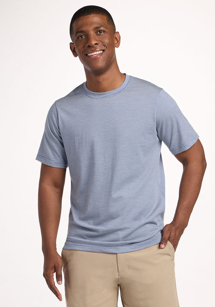 Mens Short Sleeve Merino Wool Top - Wicks Moisture, Lightweight