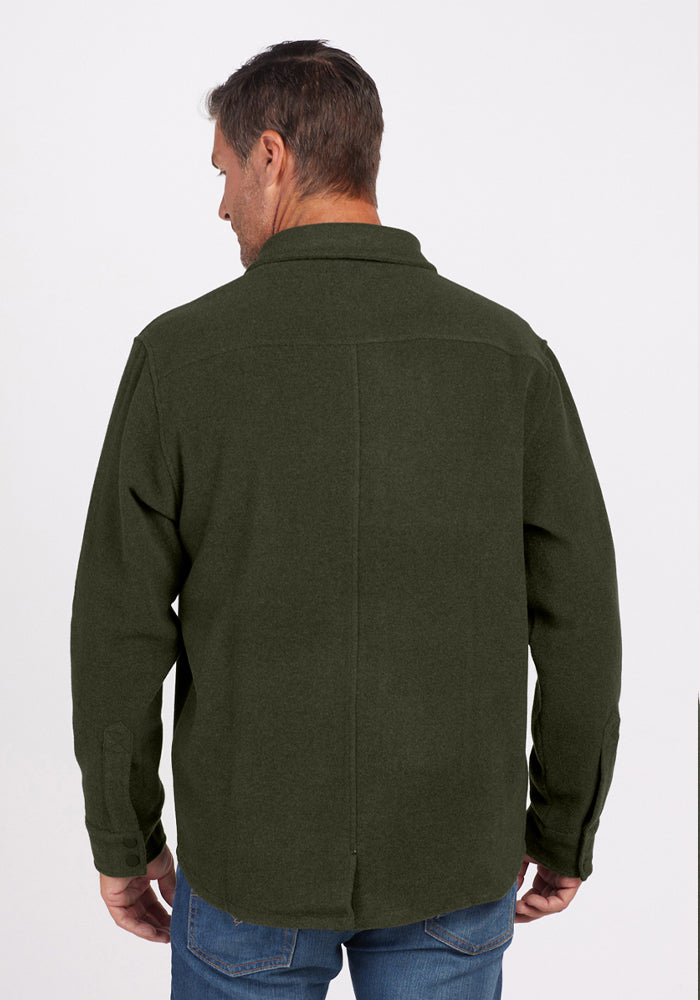 Mens Merino Wool Shirt Jac - Woolx Wilder