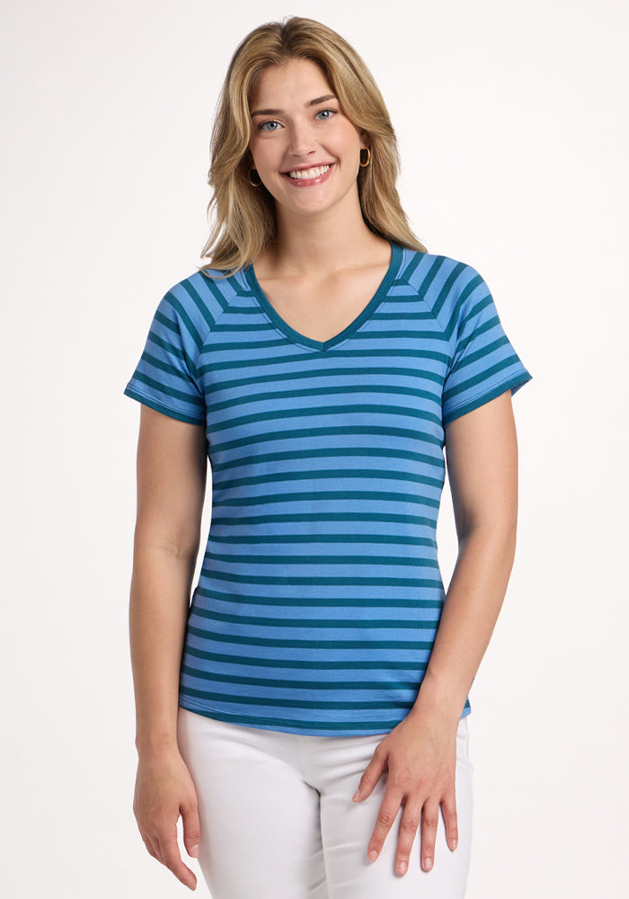 Women's Merino Wool V Neck Tee - Moisture Wicking - Mia T-shirt