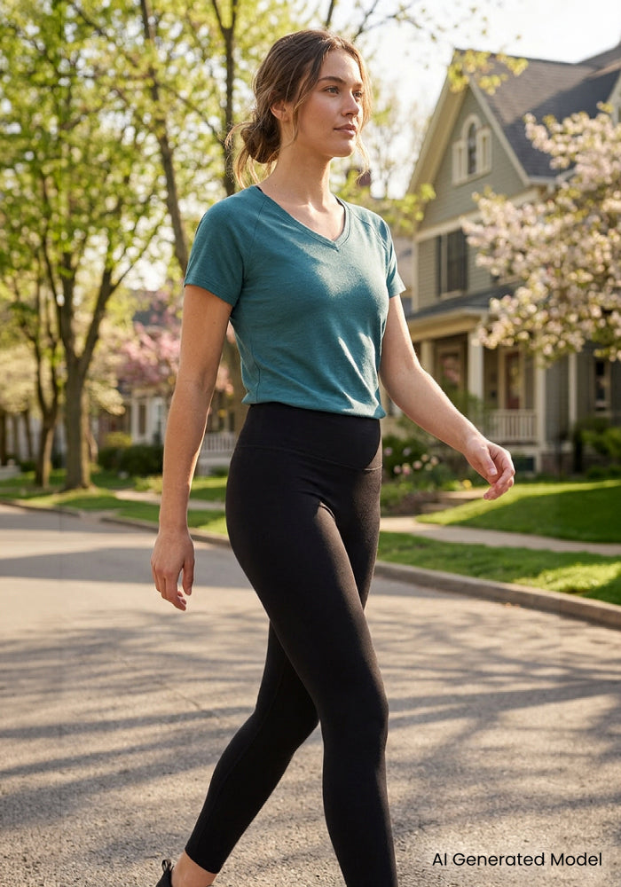 Angela Leggings - Black – Woolx
