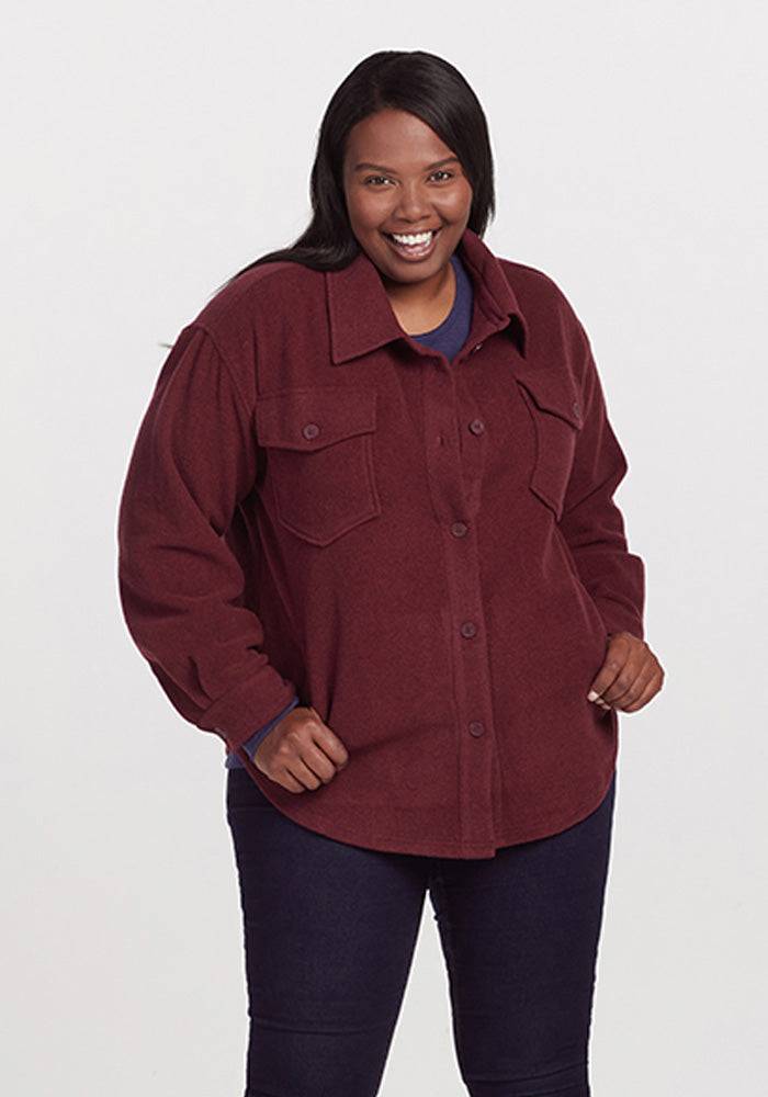 Womens Shacket - Sawyer ShirtJac - Warm Merino Wool Jackets – Woolx