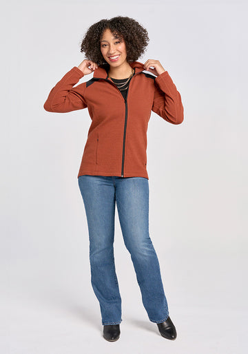 Women's Merino Wool Jacket - Free Shipping - Woolx Peri
