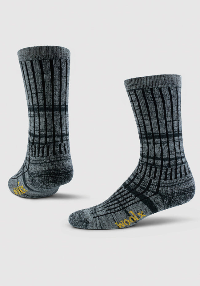 Mens Joey Mid Calf Socks - Dark Navy Marled