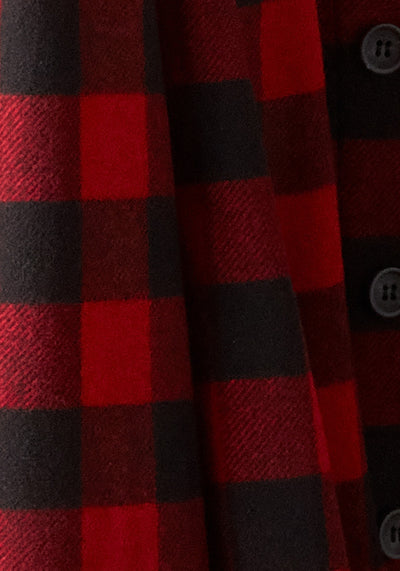 Color Swatch Red BLack Plaid