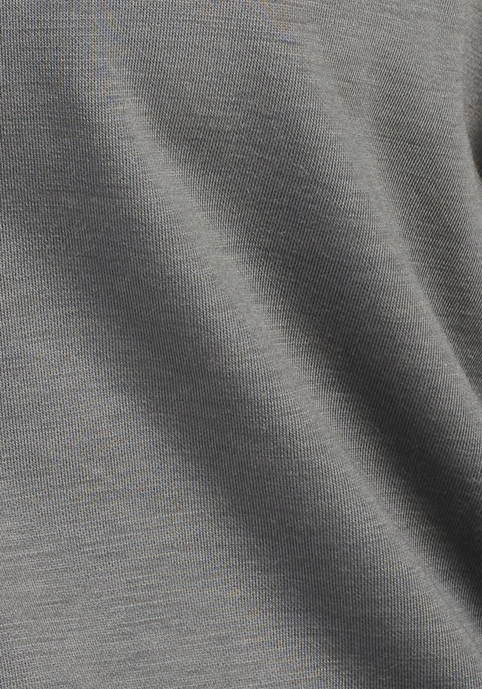 Close-up of Woolx Parker Sweatpants - Sedona Sage fabric, showing fine Merino wool knit, soft folds, and uniform texture. The detailed weave and moisture-wicking properties ensure comfort and style for travel.