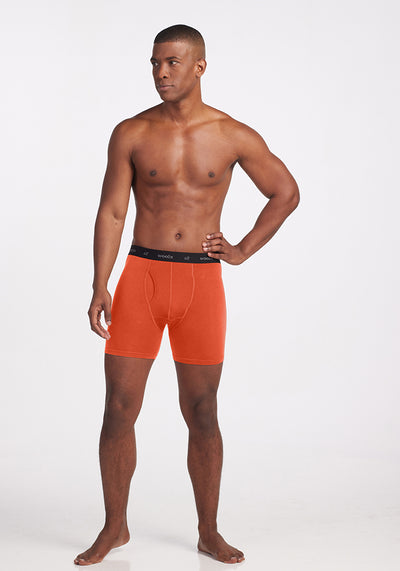 Model wearing Reaction boxers - Summer Fig