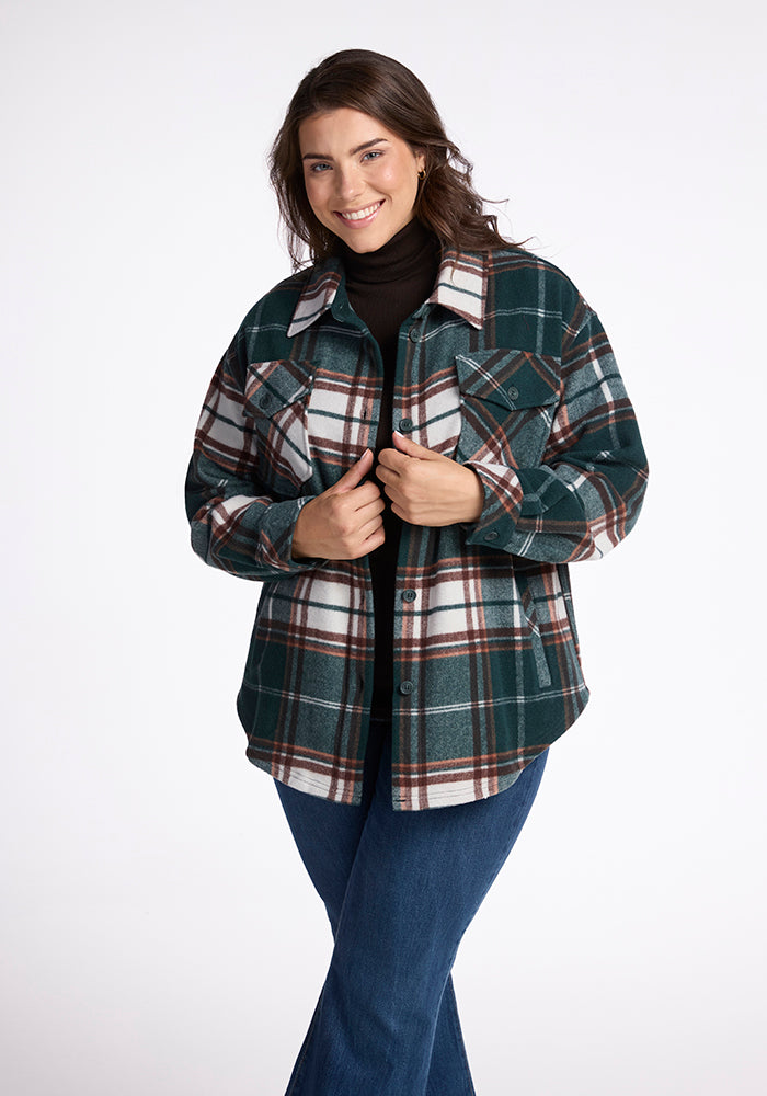 Womens Shacket - Sawyer ShirtJac - Warm Merino Wool Jackets – Woolx