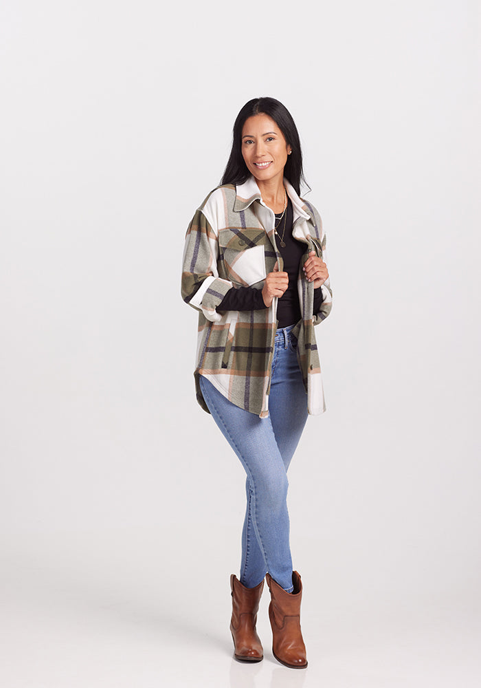 Womens Shacket - Sawyer ShirtJac - Warm Merino Wool Jackets – Woolx