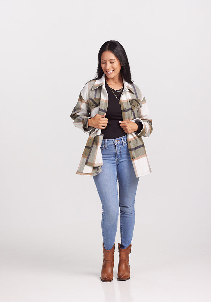 Womens Shacket - Sawyer ShirtJac - Warm Merino Wool Jackets – Woolx