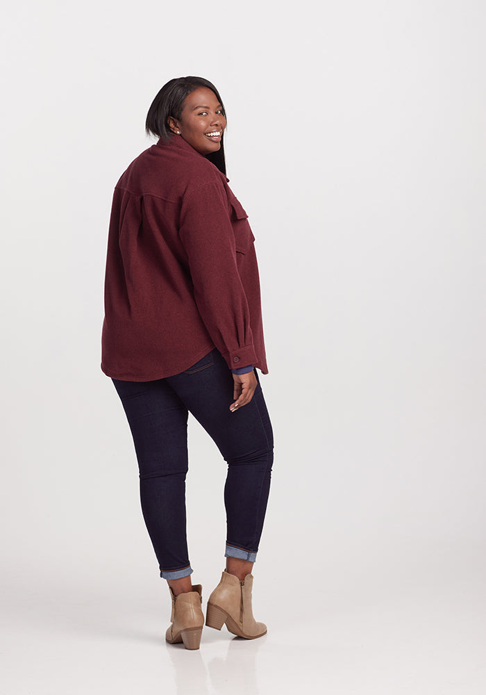 Womens Shacket - Sawyer ShirtJac - Warm Merino Wool Jackets – Woolx