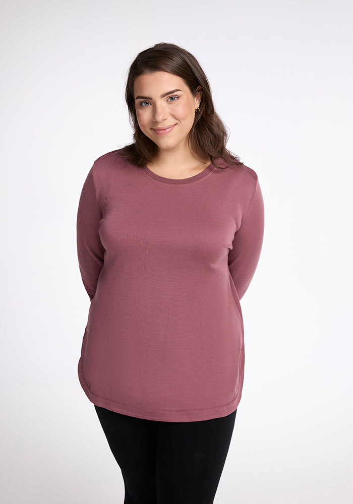 Womens Merino Wool Crew Neck Tunic Free Shipping Woolx