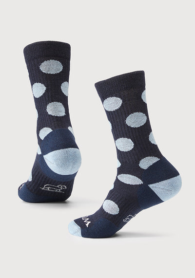 Dotalicious Polka Dot Socks - Navy Blue Jay