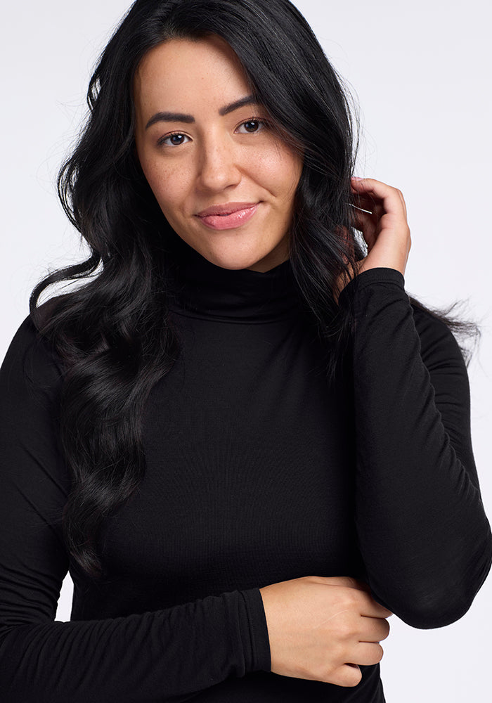 Warm & Stylish Merino Wool Turtleneck Bodysuit – Kennedy Bodysuit