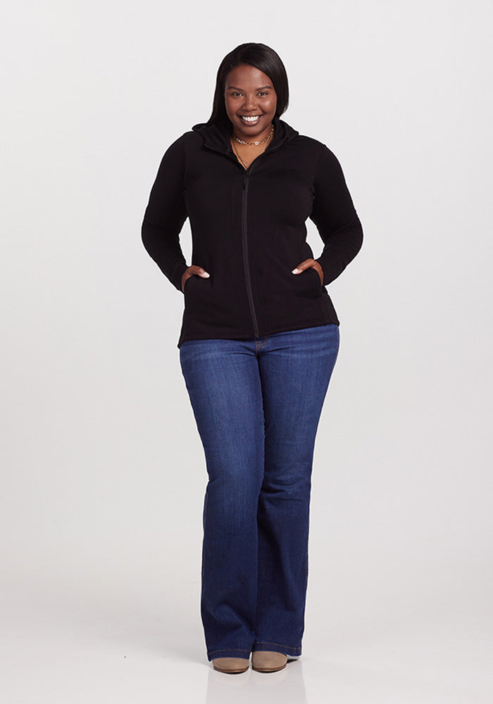 Women's Merino Wool Hooded Sweatshirt - Wool Hoodie – Woolx