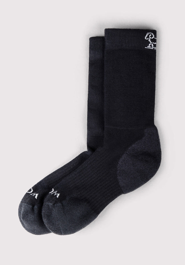Womens Harbor Crew Sock - Black