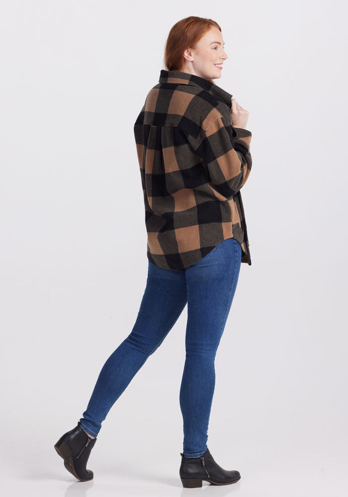 Womens Shacket - Sawyer ShirtJac - Warm Merino Wool Jackets – Woolx