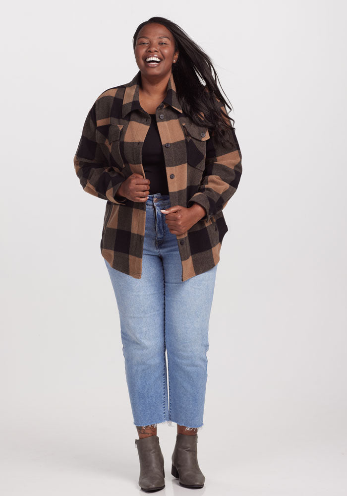Womens Shacket - Sawyer ShirtJac - Warm Merino Wool Jackets – Woolx
