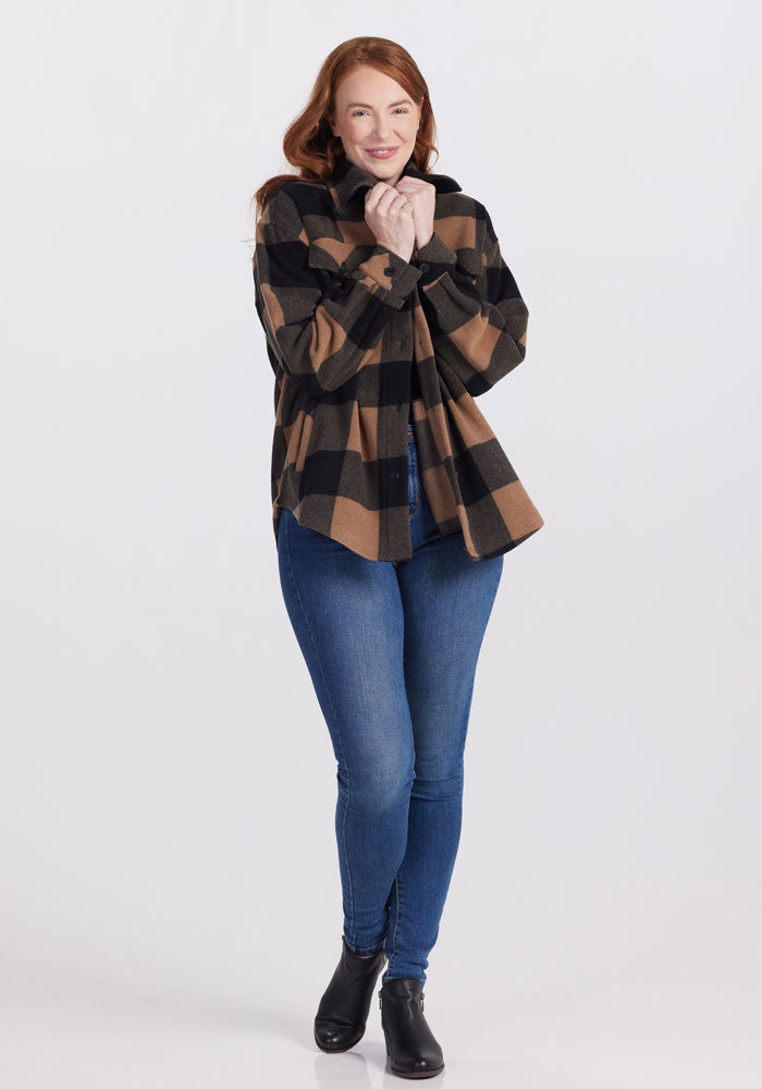 Womens Shacket - Sawyer ShirtJac - Warm Merino Wool Jackets – Woolx