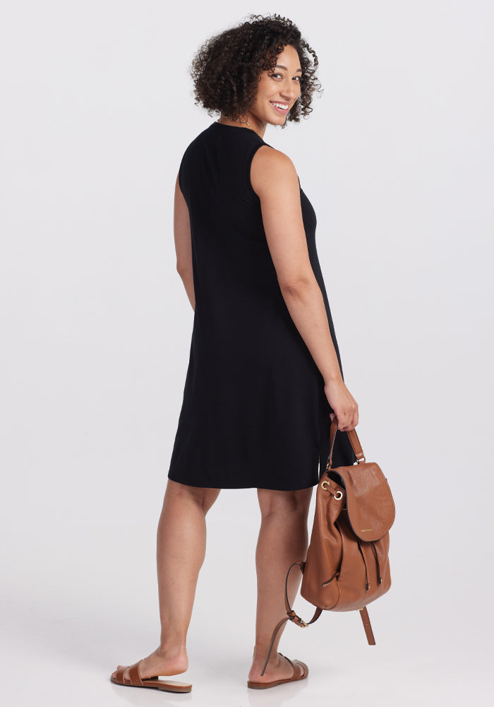 blue dress for baby girl Nine West Women's Norene Dress Sandals | Black | Size 6.5 main image 1