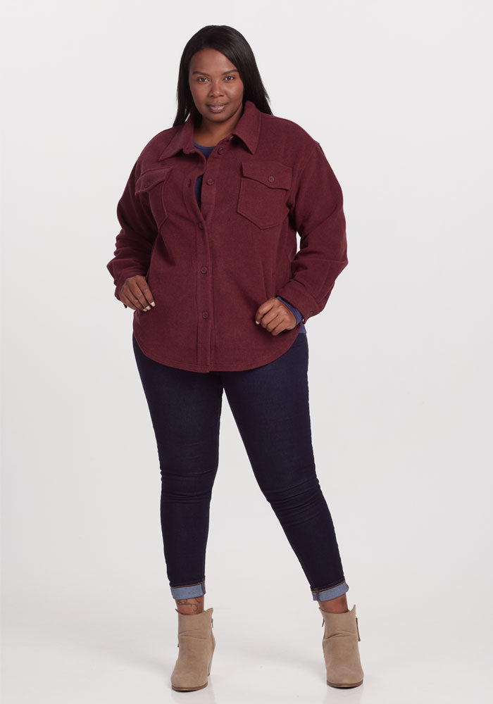 Womens Shacket - Sawyer ShirtJac - Warm Merino Wool Jackets – Woolx