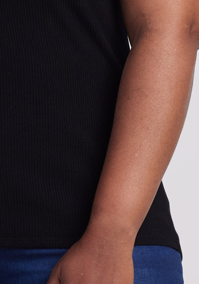 Zoomed image of top detail - Black