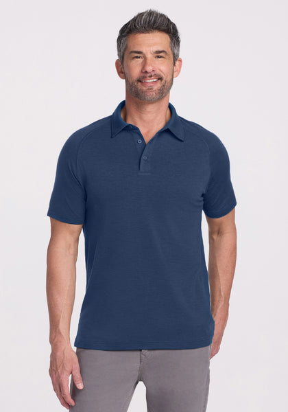 Mens Merino Wool Polo Shirt - Woolx Summit