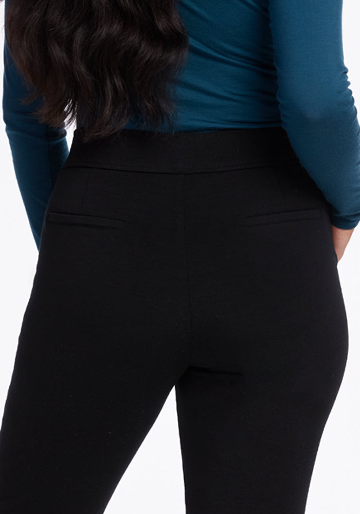 Emerson Straight Leg Pants - Black – Woolx