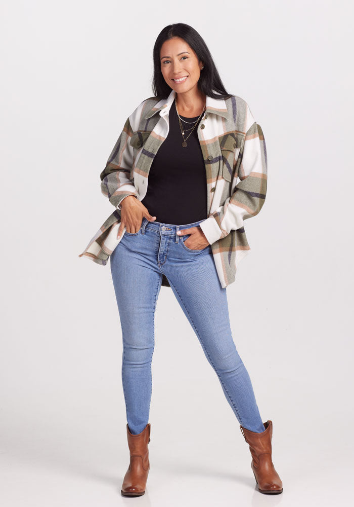 Womens Shacket - Sawyer ShirtJac - Warm Merino Wool Jackets – Woolx