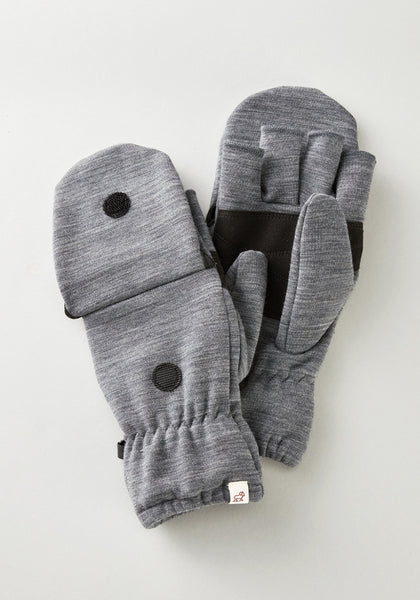 Answer4 Over Mittens グレー Cameron Glove Mitten - Graphite Heather – Woolx