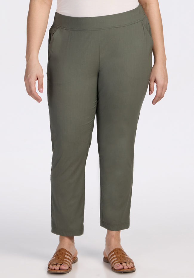 Nicole Tall Ankle Pant - Sage Olive