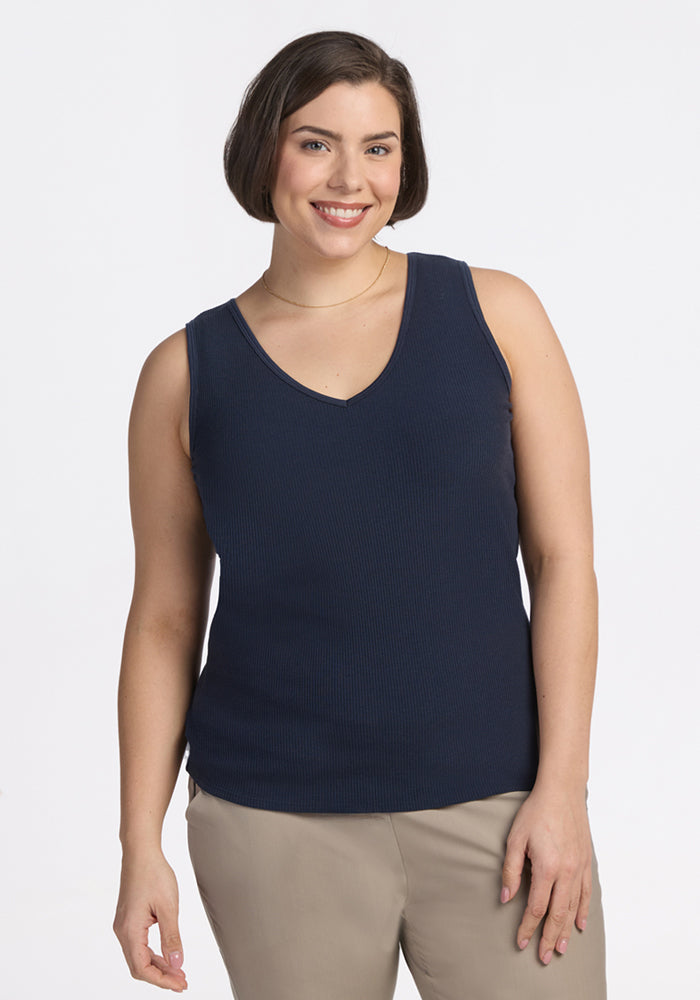 V-Neck Sleeveless Merino Wool Top | Soft, Breathable & Stylish – Woolx
