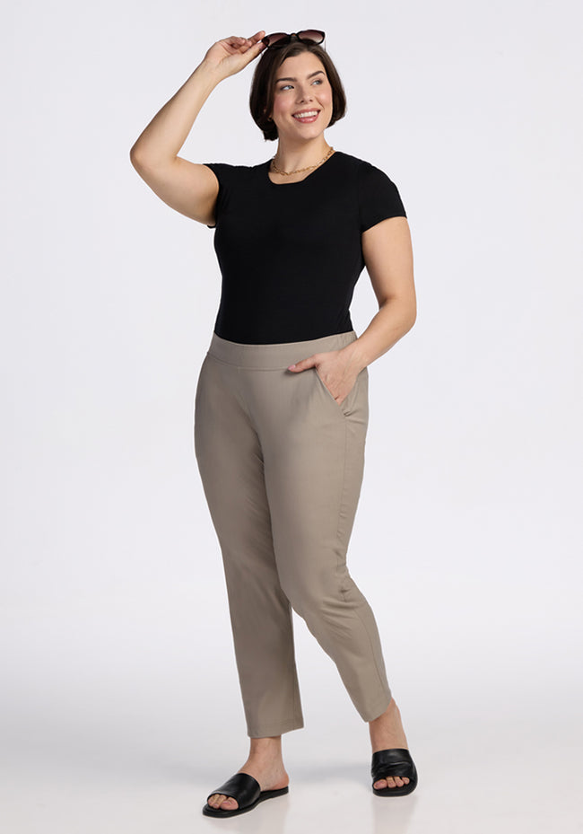 Nicole Tall Ankle Pant - Vintage Khaki