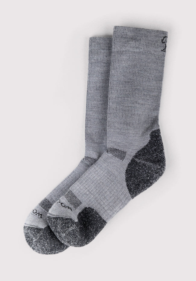 Mens Harbor Crew Sock - Grey