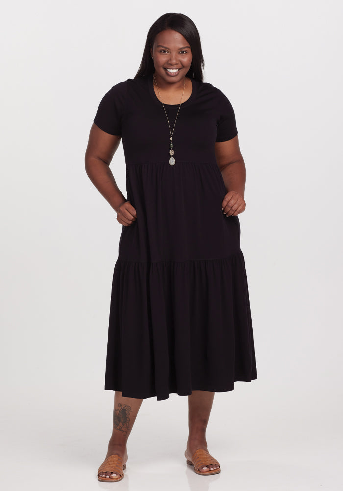 Lucia Dress - Black – Woolx