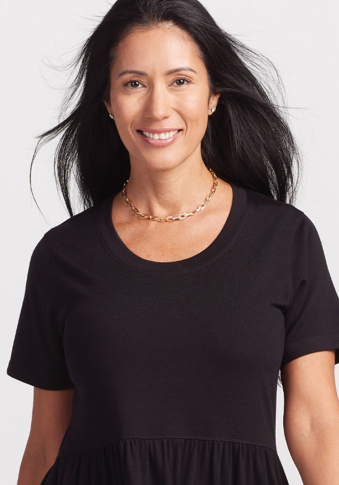 Lucia Dress - Black – Woolx