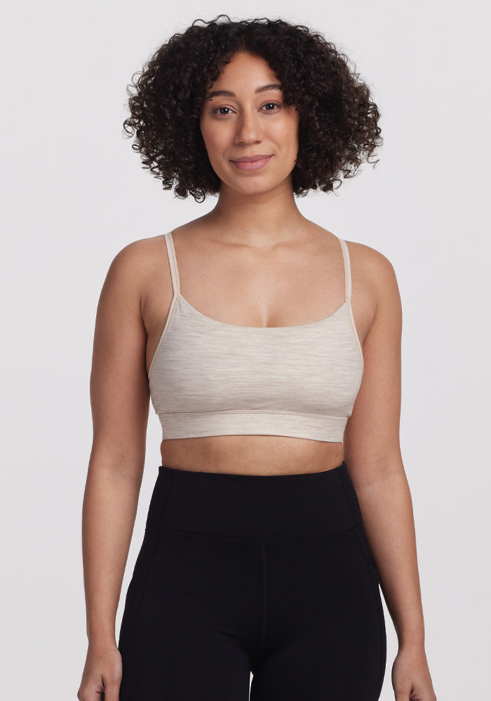 Merino Wool Bra - Women's Merino Bralette - Lightweight