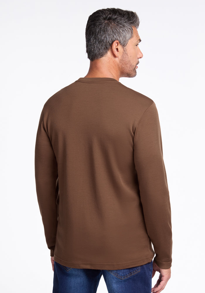 Men's Wool Base Layer Top - Easton Merino Wool Shirt – Woolx