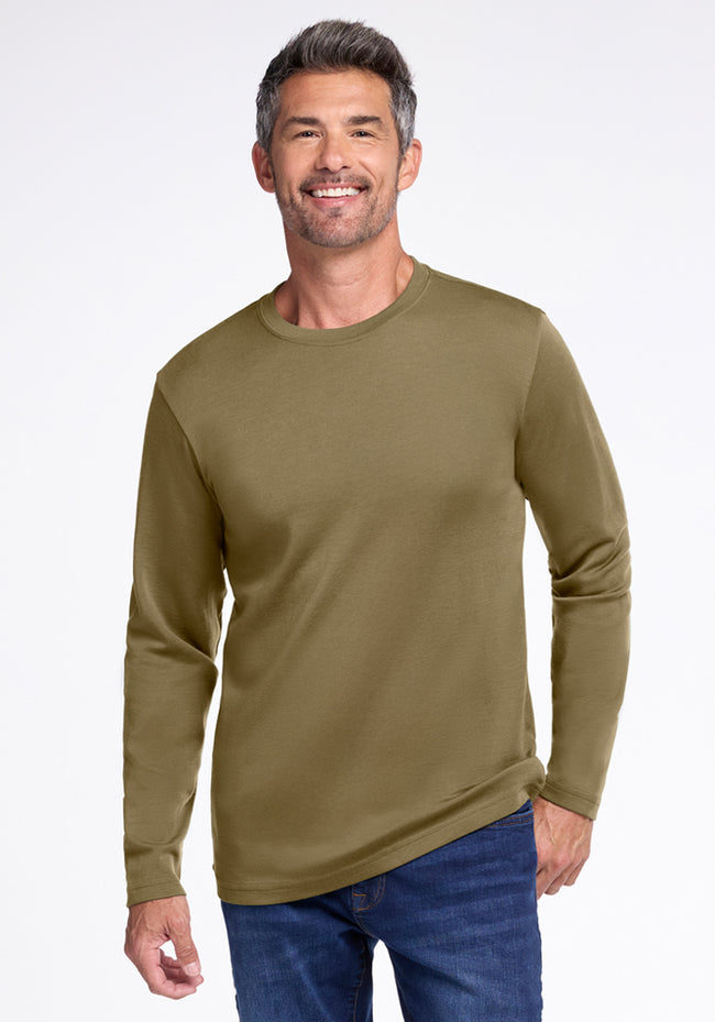 Easton Crew Neck Shirt - Winter Moss