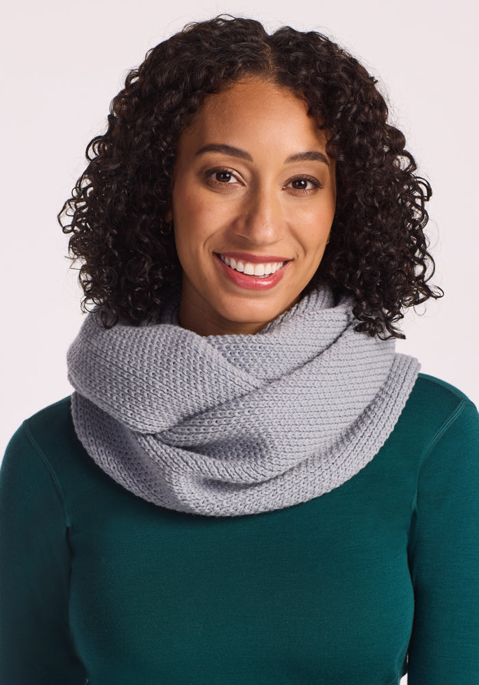 Noelle Infinity Scarf Morning Fog OFA
