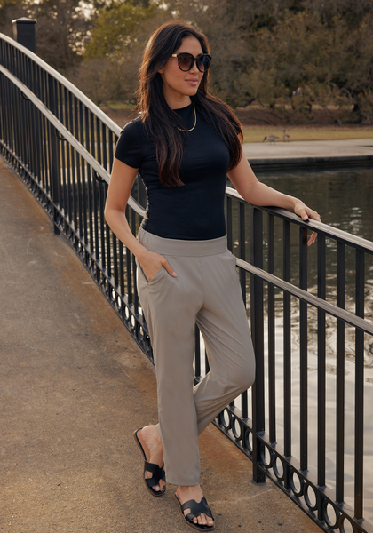 Merino Wool Travel Pants For Women - Lightweight Wool Pant – Woolx
