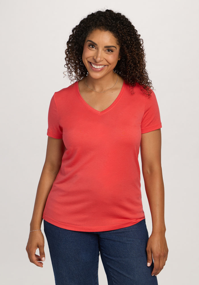 Women's Loose Fit Merino Wool Top | Relaxed Fit Tee for Everyday