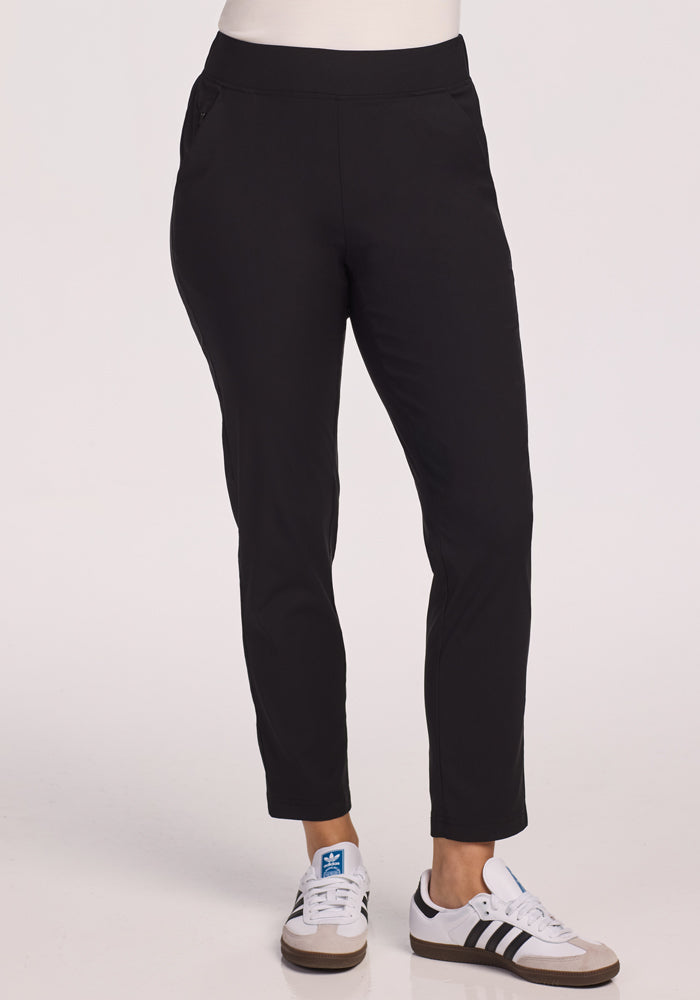 Black Travel Pants - Petite Length