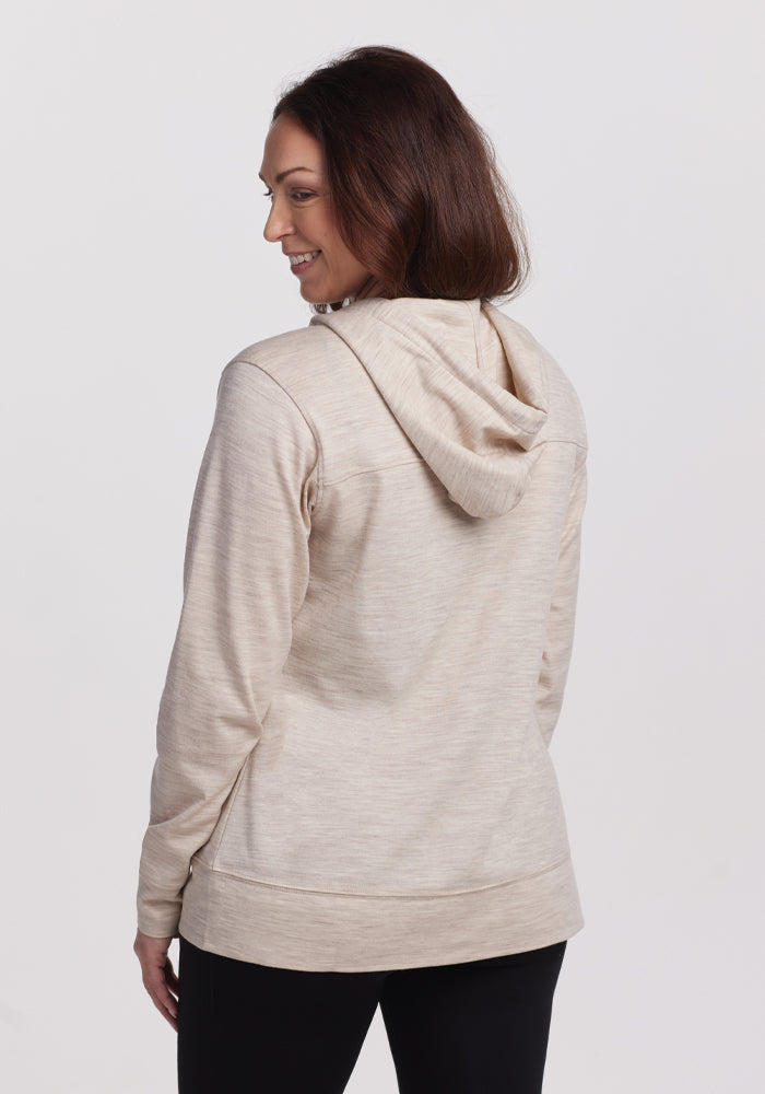 Merino Wool Lightweight Hooded Sweatshirt | Wool Travel Hoodie – Woolx