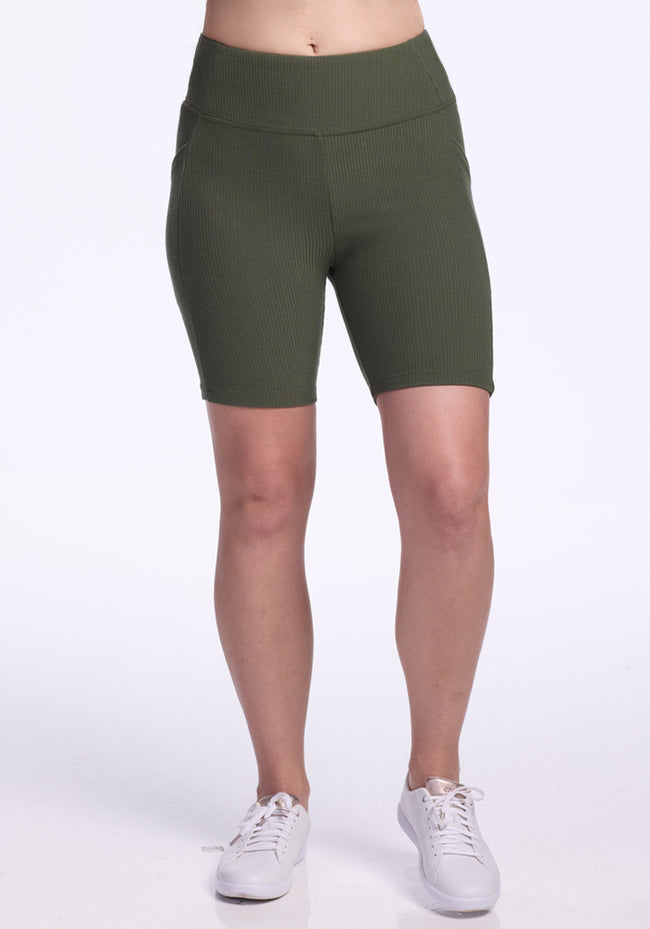 Miley Bike Shorts - Green Meadow