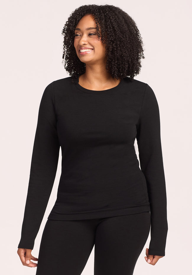 Sadie Baselayer Top - Black