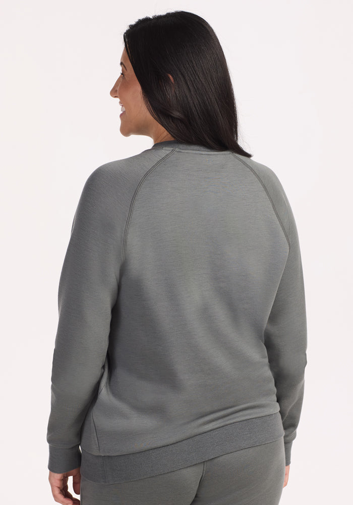 Women's Merino Wool Crew Neck Sweatshirt – Soft, Cozy & Stylish