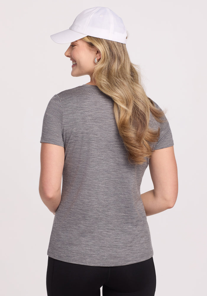 Junie Women's Relaxed Fit Merino Wool Tee | Ultra-Soft