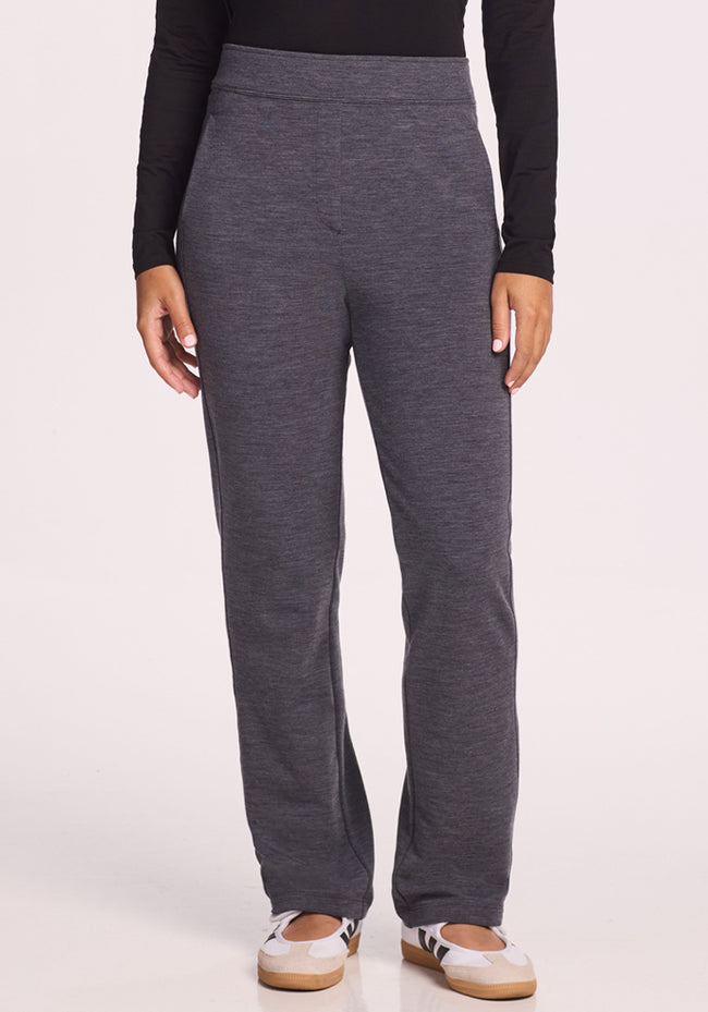 Emerson Straight Leg Pants - Cinder Melange
