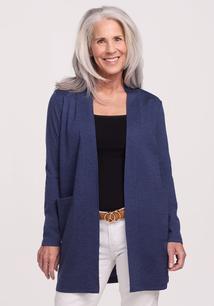 Womens Merino Wool Cardigan Sweater Paisley Lightweight Cardigan